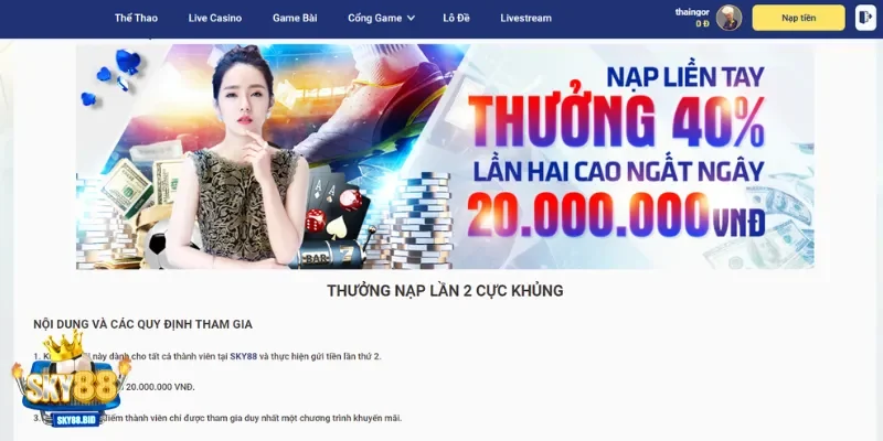 Lý do khuyến mãi SKY88 luôn được người chơi săn đón?